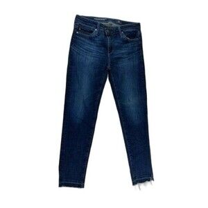 Adriano Goldschmied Size 25 Womens Jeans Mid Rise Stevie Crop Slim Straight